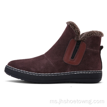Men&#39;s Boots Outdoor Sneakers dengan reka bentuk sisi zip